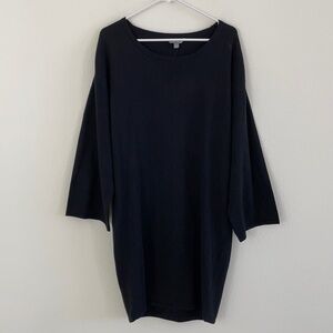 NWT Tinley Road Wool Blend Black Mid Sleeve Tunic
